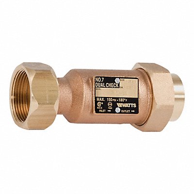 WATTS 114X1LF710U2 Backflow Preventer Size 1 1/4 150 psi