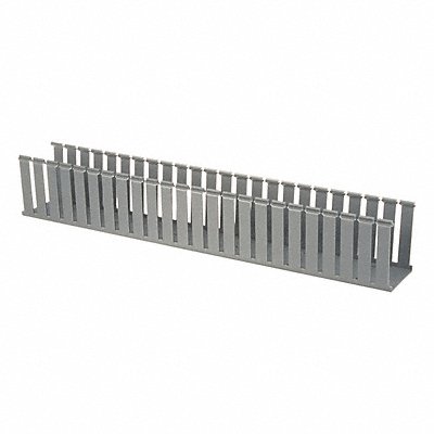 PANDUIT G3X4LG6 WIRE DUCT WIDE SLOT GRAY 3.25 W X 4 D