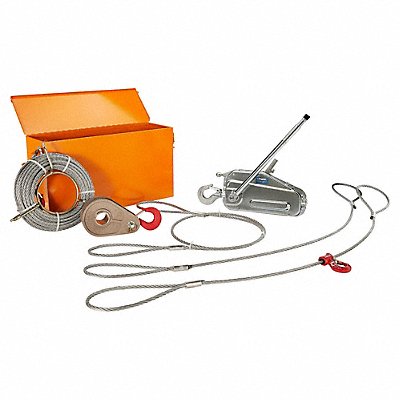 TRACTEL RESCUETU17K Hoist Rescue Kit Lifting Cap 2000 Lb