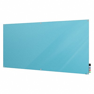 GHENT HMYSN46BE Dry Erase Board Non-Magnetic Glass 72 W