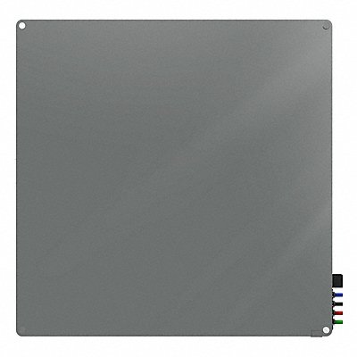 GHENT HMYRN44GY Dry Erase Board Non-Magnetic Glass 48 W