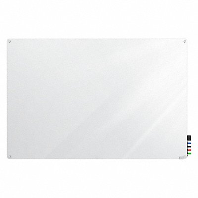 GHENT HMYRM34WH Dry Erase Board Magnetic Glass 48 W
