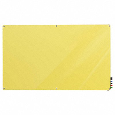 GHENT HMYRN46YW Dry Erase Board Non-Magnetic Glass 72 W