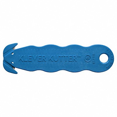 KLEVER KCJ1SSBX Safety Cutter Blue Handle SS Blade