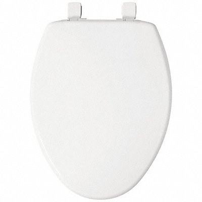 BEMIS 7B7300SLEC Toilet Seat White Elongated 16 7/8 H