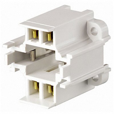 LEVITON 26725419 Lampholder 75 W White 4-Pin (G24q-3)