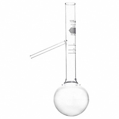 KIMBLE 26015125 Distilling Flask 125 mL 214 mm H PK24