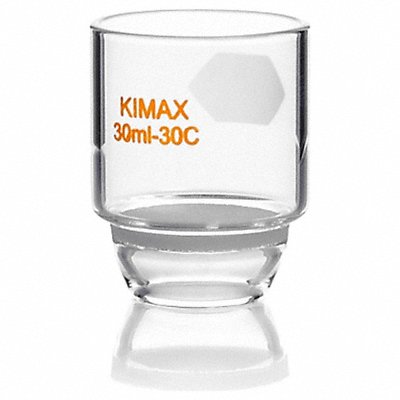 KIMBLE 28260302 Crucible Low Form 30 mL 30 mm Dia PK12