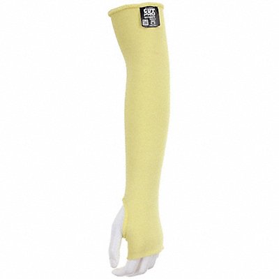 MCR SAFETY 9378KFT Cut Resistant Sleeve Yellow L Size
