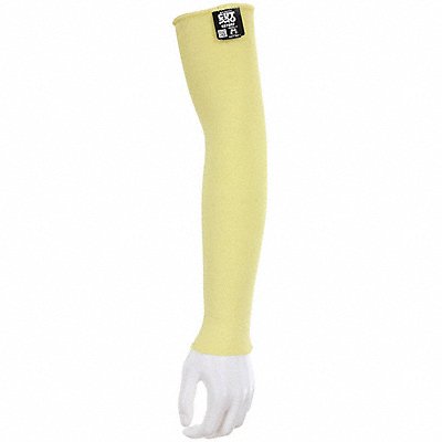 MCR SAFETY 9378KF Cut Resistant Sleeve Yellow L Size