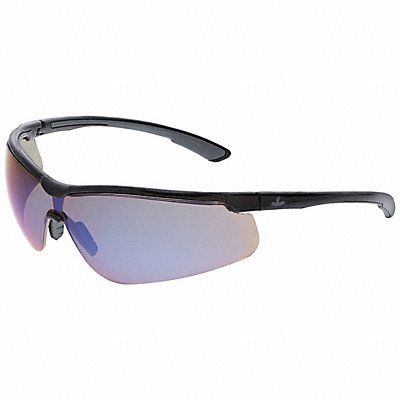 MCR SAFETY KD718B Safety Glasses Polycarbonate Black Uni