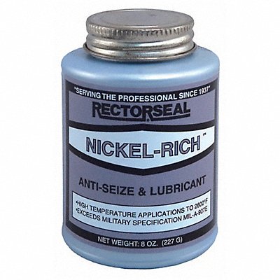 RECTORSEAL 73851 General Purpose Anti-Seize 8 oz BrshTp Cn