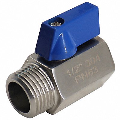 GRAINGER 06Q103N04034 Manual 2-Way Ball Valve NPT 316 SS