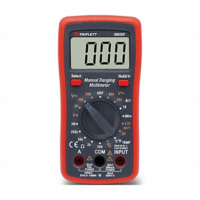 TRIPLETT MM300 Digital Multimeter CatIII 600V