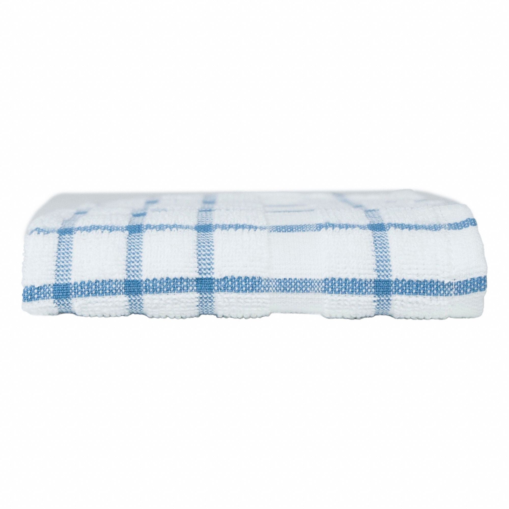 MARTEX 1C41662 Dish Cloth Blue-White Check PK 288