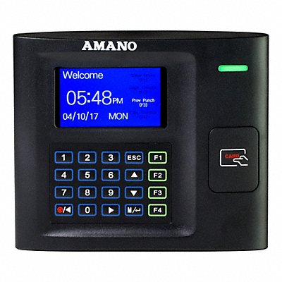 AMANO MTX30PA974 Time Clock Digital LCD 1-3/4 H 5-3/8 W
