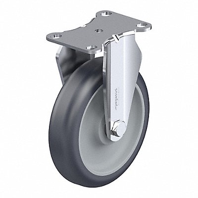 GRAINGER P12RUP050B12 Plate Caster Rigid Polyurethane 6 3/16 H