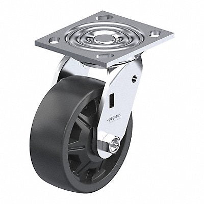 GRAINGER P21SHNG050R14 Plate Caster Swivel Nylon 6 1/2 H