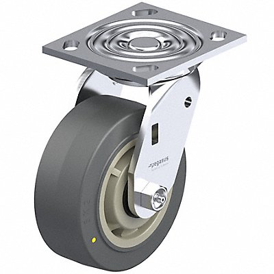 BLICKLE P21SPRP050R14EL Plate Caster Swivel Rubber 6 1/2 H
