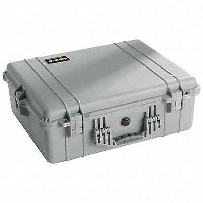 PELICAN 1600 E0244 Protective Case 6 1/8 in Double Throw Silver