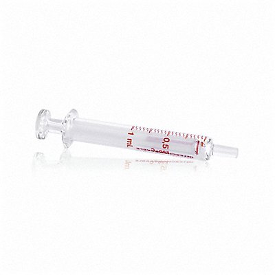 WHEATON W851000 Syringe 1 mL Glass Luer PK3