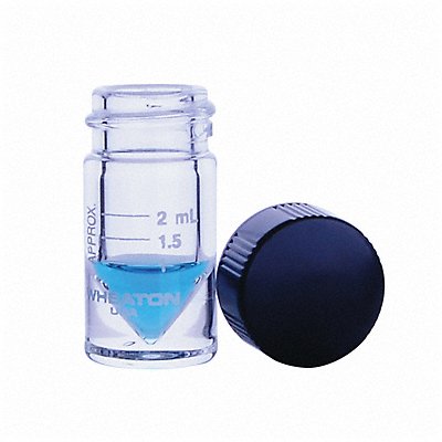 WHEATON W986272NG Vial with Cap 2 mL 20 mm Dia PK12