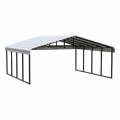 ARROW CPH202009 Carport Black Galvanized Steel