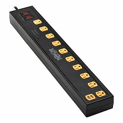 TRIPP LITE TLP1010USB Surge Protector Plastic 6 1/8 W