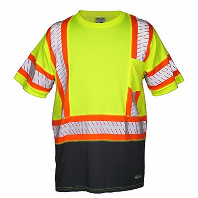 KISHIGO 91795X T-Shirt Unisex Black/Lime 5XL