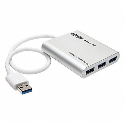 TRIPP LITE U360004AL USB Hub 4 Port Portable Mini Aluminum