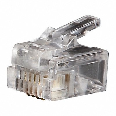 KLEIN TOOLS VDV826601 Telephone Plug RJ11 6P4C PK25
