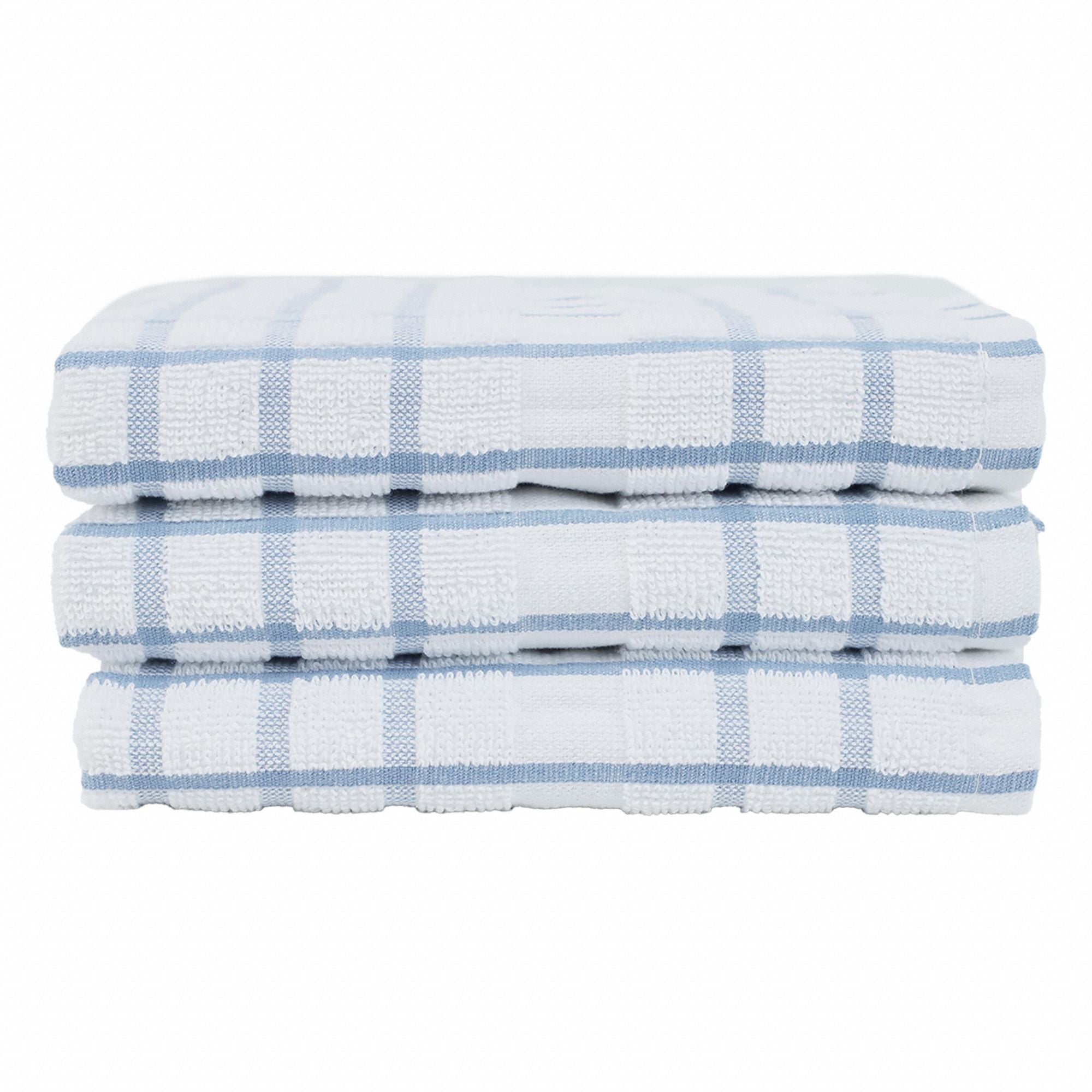 MARTEX 1C41655 Kitchen Towel Blue-White Check PK 144