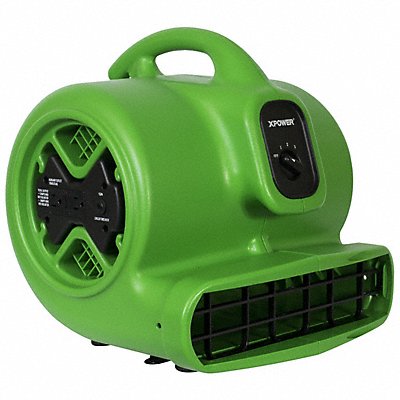 XPOWER X600AGreen Air Mover 3 Speed 1/3 hp Motor