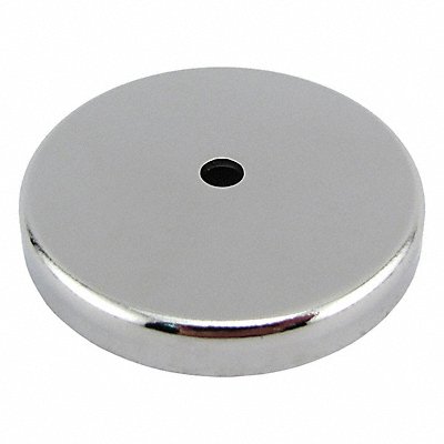 GRAINGER 3LJY2 Round Base Magnet 65 lb Pull
