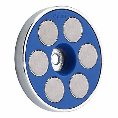 GRAINGER RB45BLNEOBX Neodymium Round Base Magnet