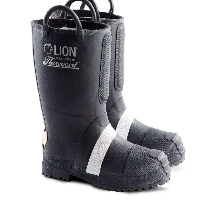 Hellfire Boots by Industrial Source 14" Rubber Insulated Felt Fire Boots