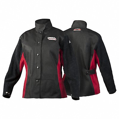 LINCOLN ELECTRIC K3114XL Welding Jacket Black/Red XL