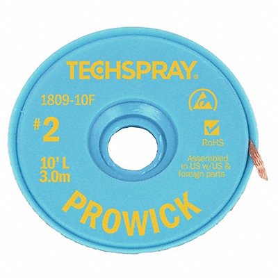 TECHSPRAY 180910F TECHSPRAY No.2 Desoldering Braid