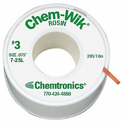 CHEMTRONICS 725L CHEMTRONICS No.3 Desoldering Wick