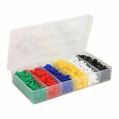 CHEMGLASS CG184202 Cap 5 mm Dia Red PK100