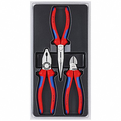 KNIPEX 2011 Plier Set Dipped 3 Pcs