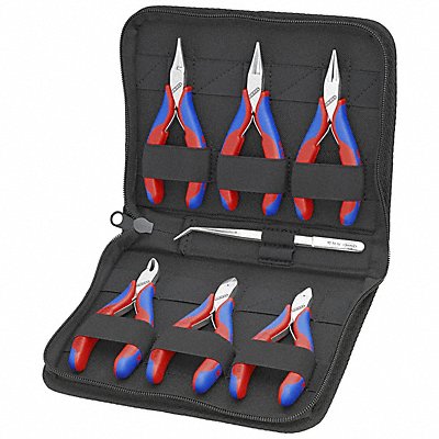 KNIPEX 2016 Precision Plier Set Dipped 6 Pcs