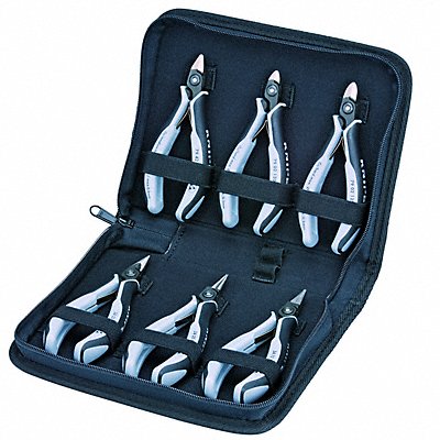 KNIPEX 002016PESD Precision Plier Set Ergonomic 6 Pcs