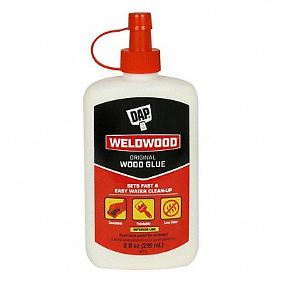 DAP 497 Wood Glue 8 fl oz Bottle Container