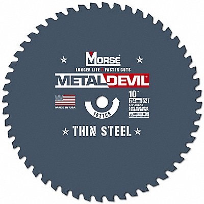 MORSE 102766WWG Carbide Circular Saw Blade Arbor 5/8