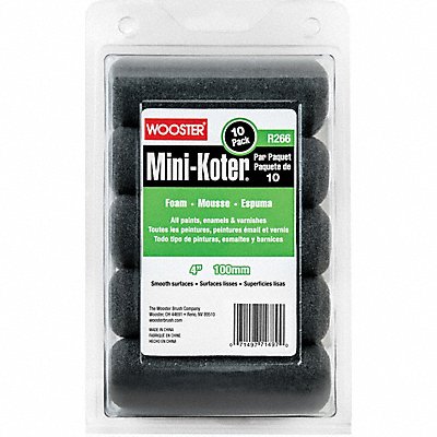 WOOSTER R1664 Paint Roller Cover 1/4 Dia Core PK10