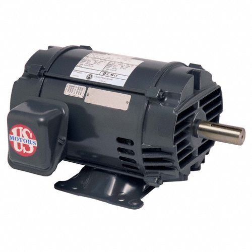 U.S. MOTORS D12P2GH Motor 1/2 HP 56H Frame Three Phase