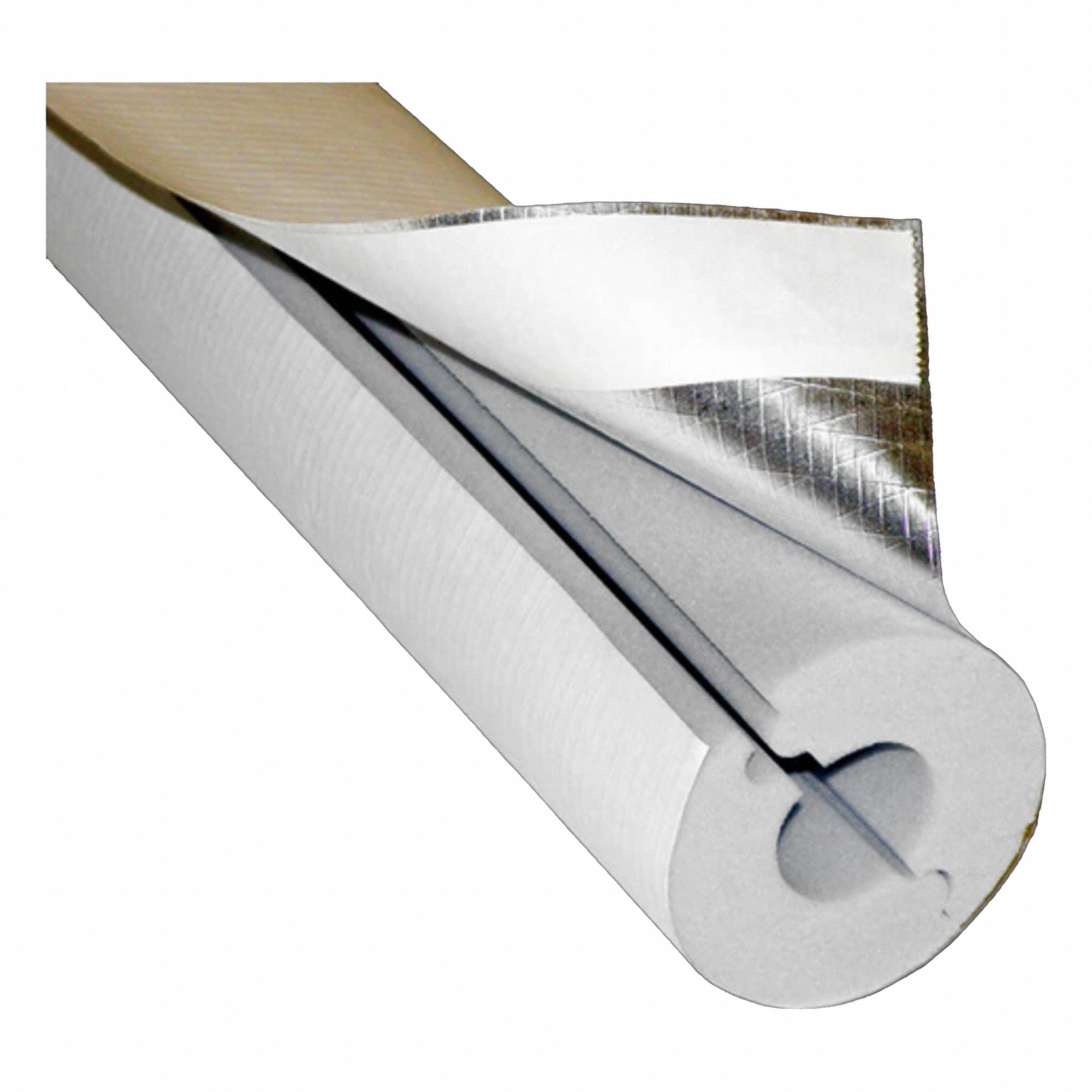 TECHLITE INSULATION 01790100CT150PF091001 Pipe Insulation Sheet 4 ft Melamine Tube