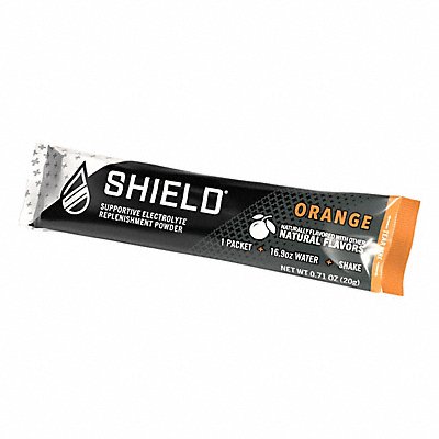 SHIELD 020101100OR Sports Drink Mix Orange 0.7 oz 16.9 oz