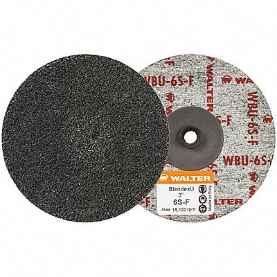 WALTER SURFACE TECHNOLOGIES 04U322 Finishing Disc Silicon Carbide 3 dia